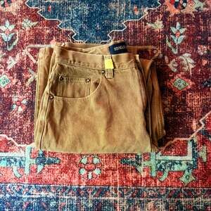 Reynolds&PERRY DENIM35x32 Brown Corduroy Flat Front Pants
